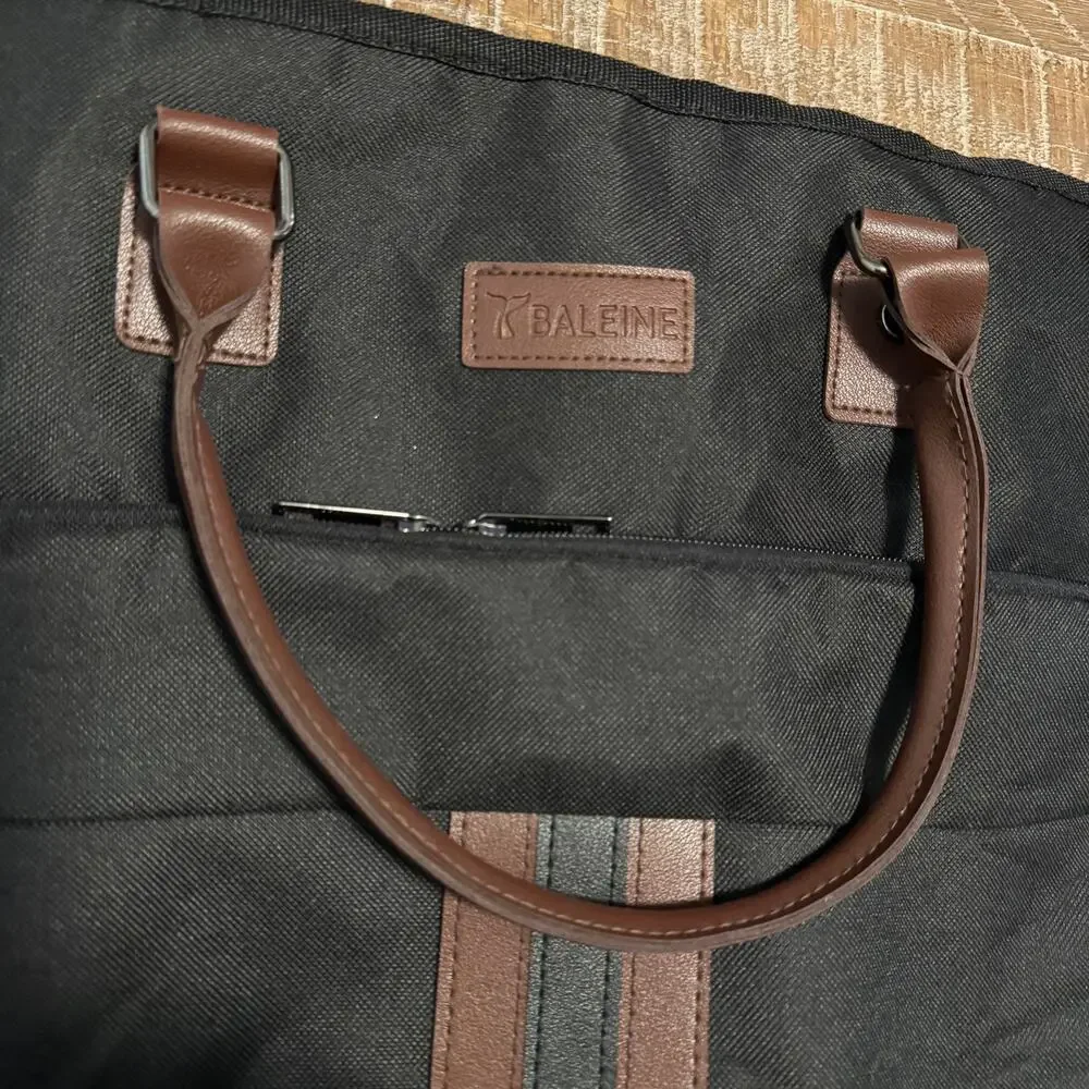 Baleine Garment Bag Travel Bag Suit Black and Brown #Travel #Traveller #Business